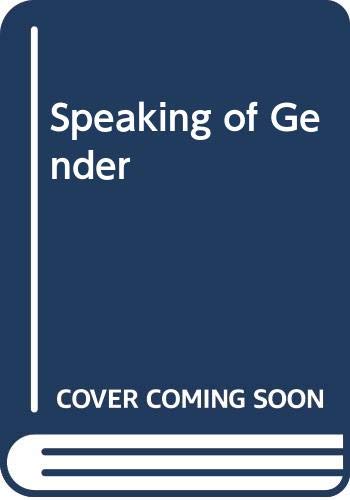 Speaking of Gender book cover