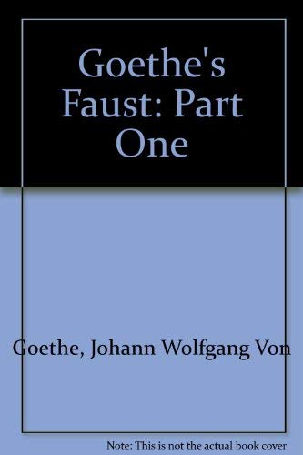 Goethe's Faust book cover