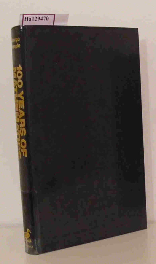 Temple:100 Years Mathematics, Rpt (1984) book cover
