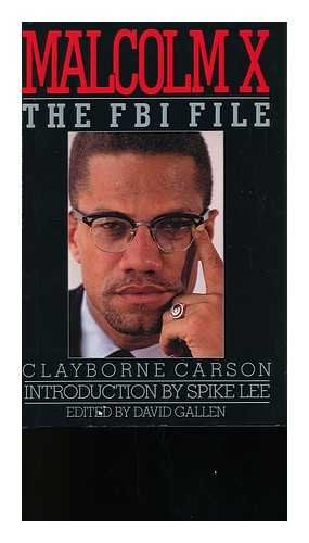 Malcolm X: The FBI File (Carroll & Graf) book cover