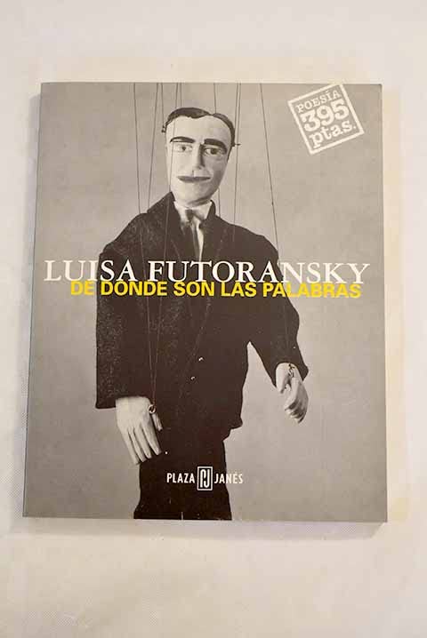 de Donde Son Las Palabras (Spanish Edition)