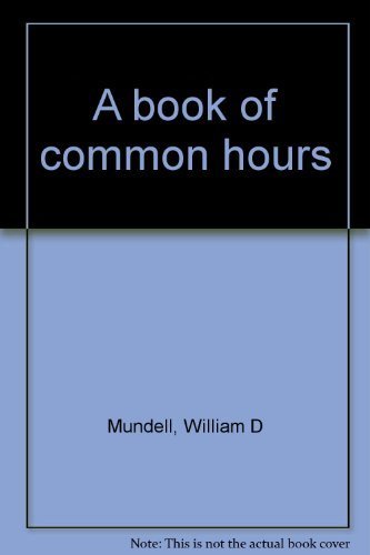 A book of common hours book cover