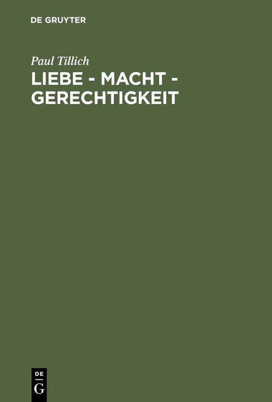 Liebe - Macht - Gerechtigkeit book cover