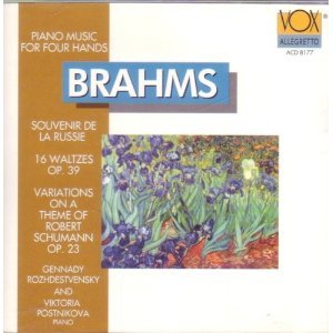 Brahms: Piano Music for Four Hands book cover