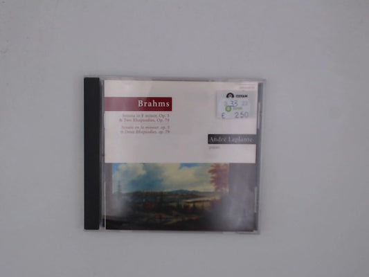 Brahms Piano Sonata No.3 / Rhapsodies Op.79 No.'S 1 & 2. (Andre Laplante Piano) book cover