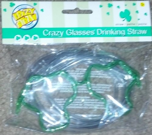 Krazy Straw Crazy Glasses Drinking Straw St. Patrick's Day book cover