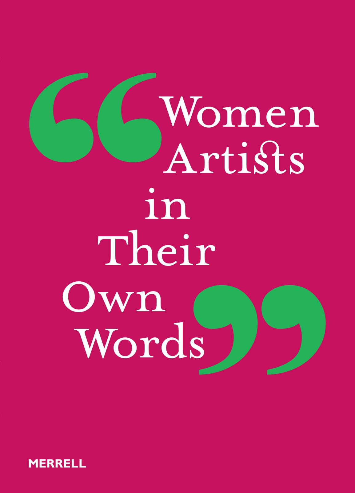 Women Artists in Their Own Words book cover