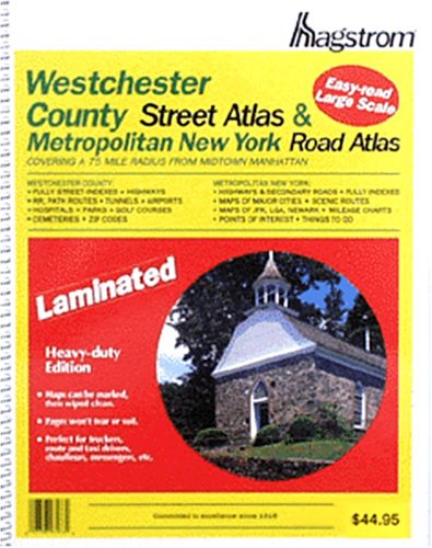 Hagstrom Westchester County & Metro New York: Covering a 75 Mile Radius from Midtown Manhattan book cover