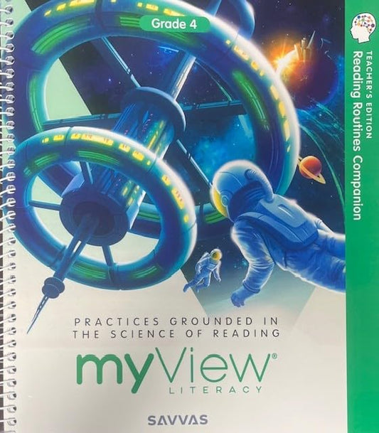 myView Literacy: Reading Routines Companion, Grade 4 Teacher's Edition, c. 2024, 9781428553729