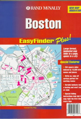 Rand McNally Easyfinder Plus! Boston, Massachusetts book cover