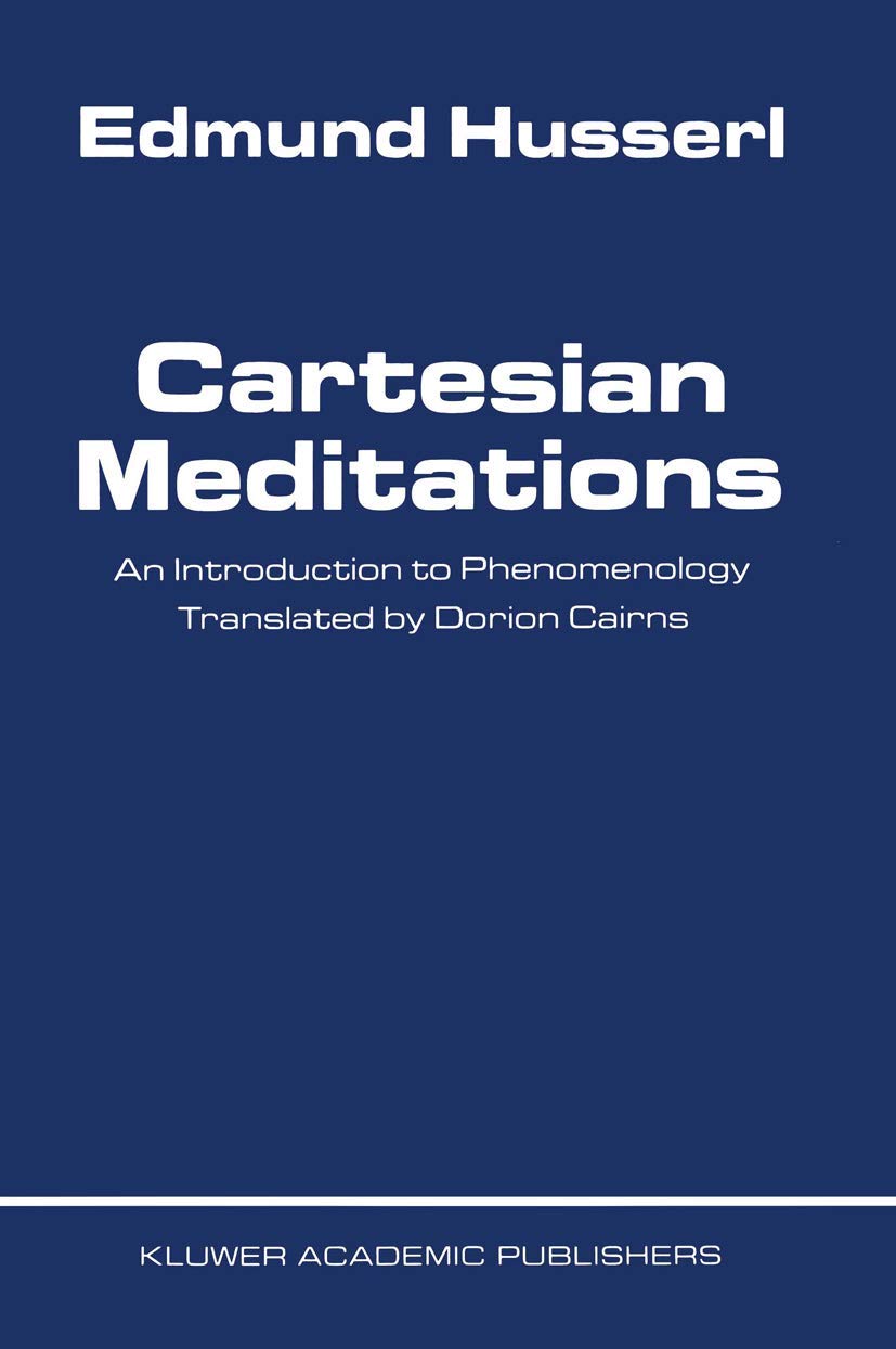 Cartesian Meditations: An Introduction to Phenomenology (1977) book cover