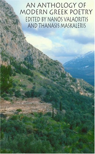 Anthology of Modern Greek Poetry book cover