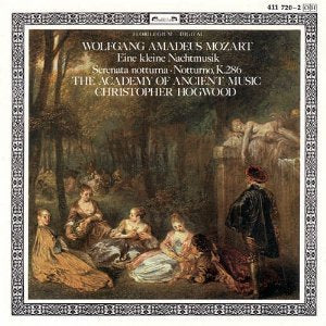 Wolfgang Amadeus Mozart: Eine Kleine Nachtmusik, K525 / Notturno for Four Orchestras, K286 / Serenata Notturna, K239 - The Salomon Quartet / The Academy of Ancient Music / Christopher Hogwood