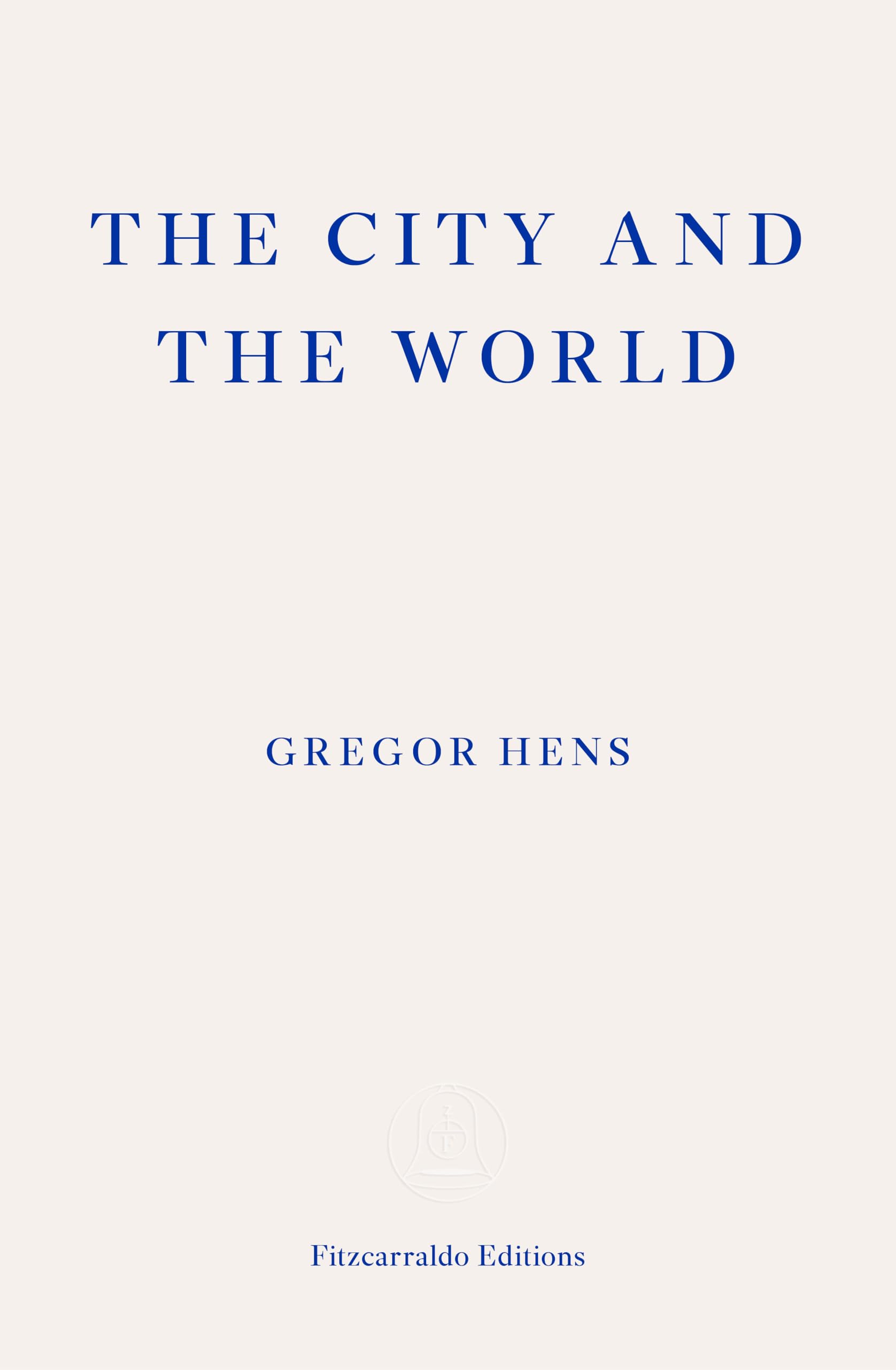 City and the World book cover