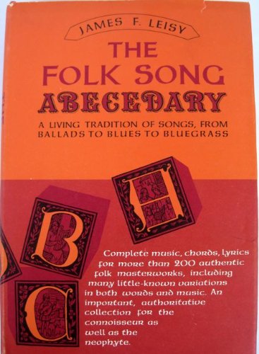 The folk song abecedary, book cover