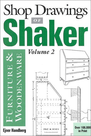 Shop Drawings of Shaker Furniture and Woodenware (Revised) book cover