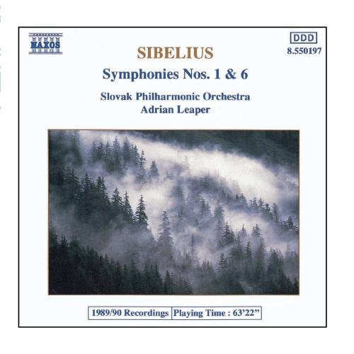Sibelius:Syms. 1 & 6 book cover