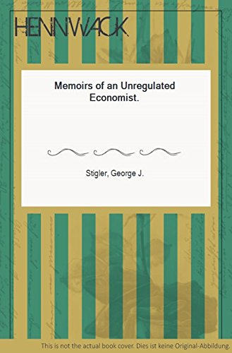 Memoirs Unregulated Economst book cover