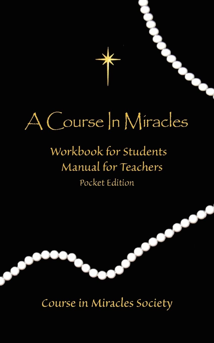 Course in Miracles: Pocket Edition Workbook & Manual book cover