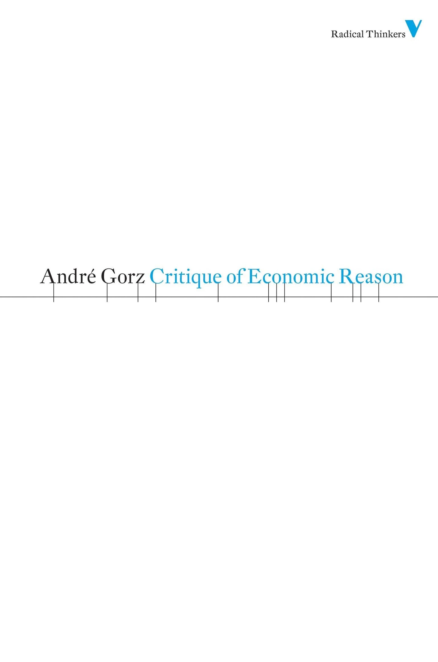 Critique of Economic Reason book cover
