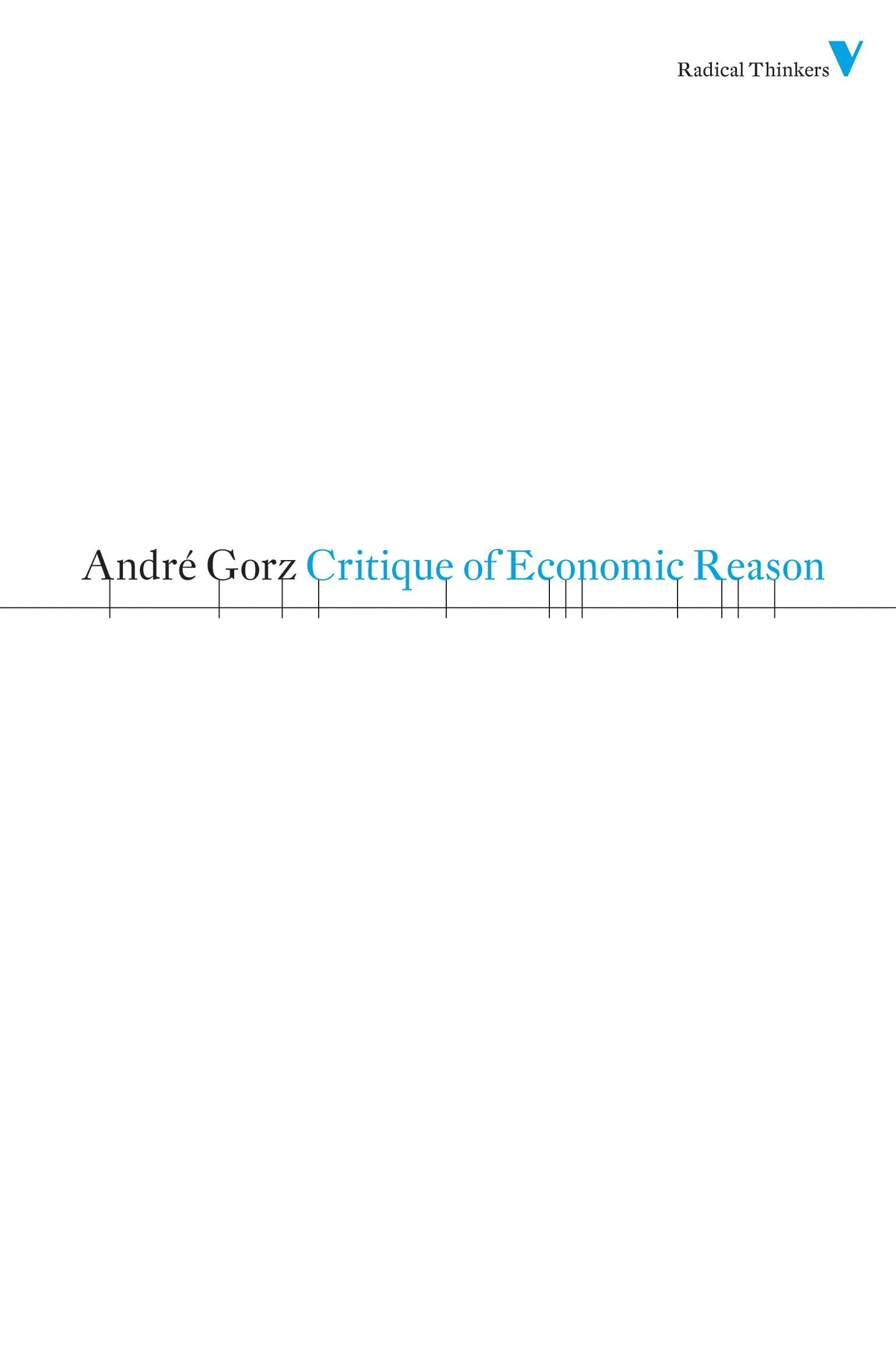 Critique of Economic Reason book cover