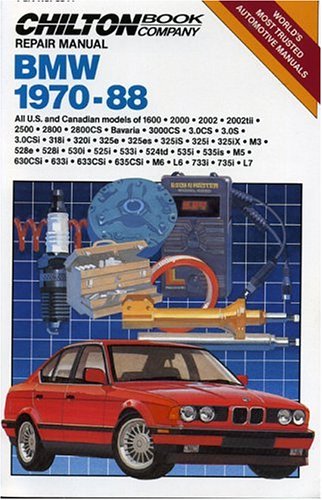 Chilton Book Company Repair Manual: BMW 1970-88 book cover