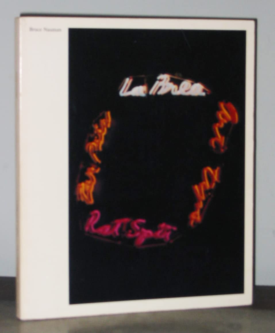 Bruce Nauman: Work from 1965 to 1972 book cover