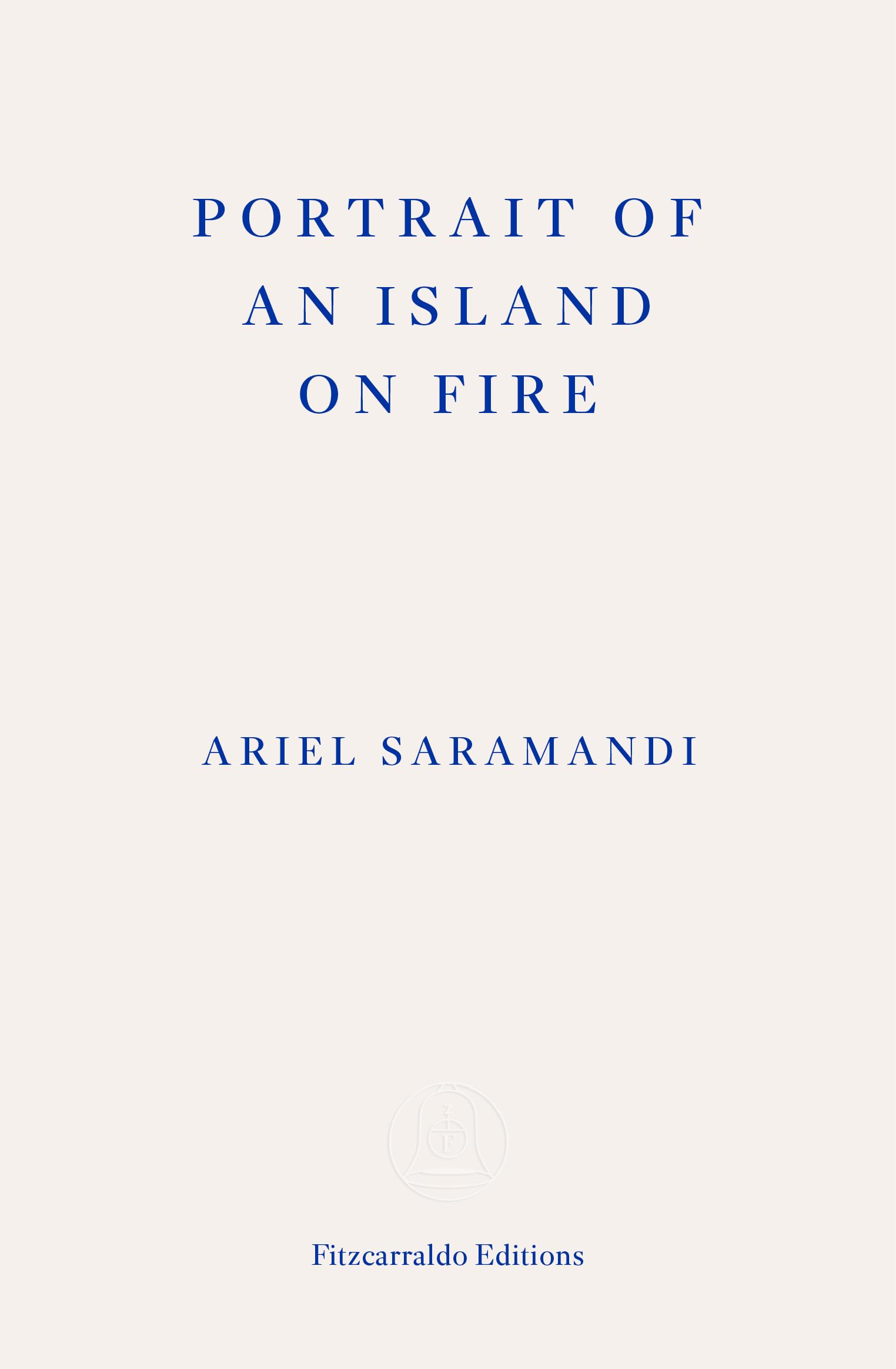 Portrait of an Island on Fire book cover