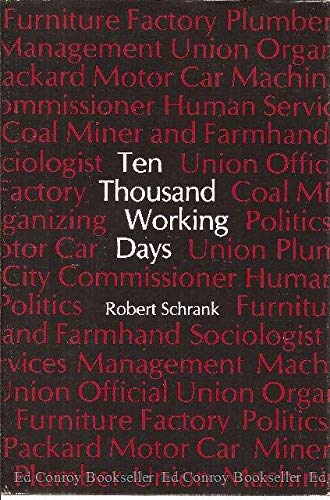 Ten Thousand Working Days book cover