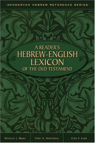 Reader's Hebrew-English Lexicon of the Old Testament book cover