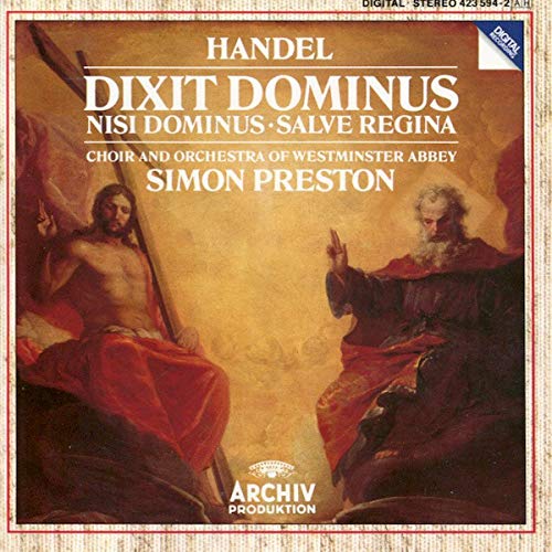 Handel: Dixit Dominus / Nisi Dominus / Salve Regina book cover