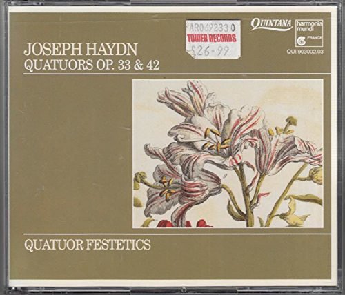 Joseph Haydn/quatuors Op.33 & 42 book cover