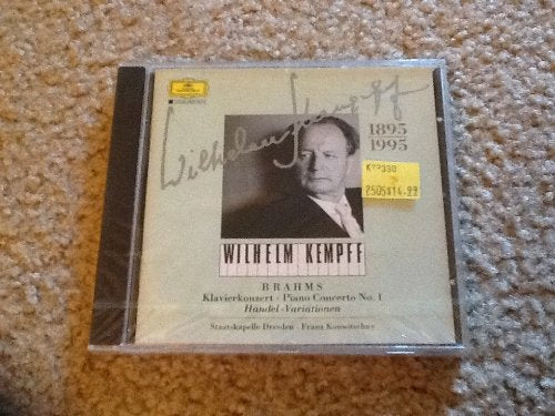 Brahms: Piano Concerto 1; Handel Variations book cover