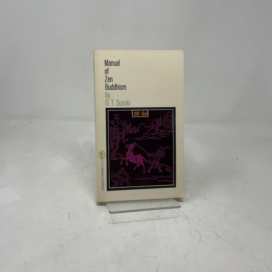 Manual of Zen Buddhism -Op/73 book cover