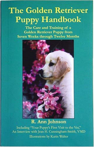 The Golden Retriever Puppy Handbook book cover