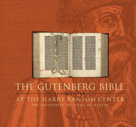 Gutenberg Bible at the Harry Ransom Center: CD-ROM Edition book cover