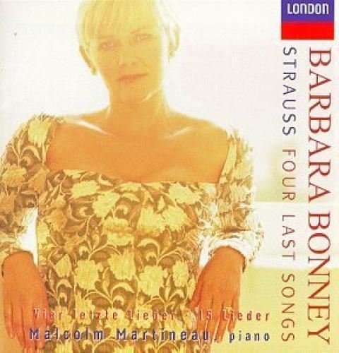 Strauss: Four Last Songs / 15 Lieder ~ Bonney book cover