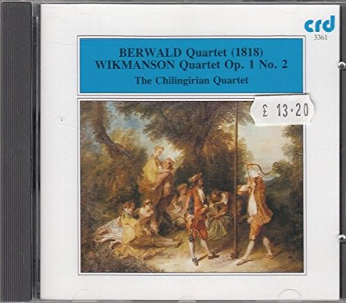 Franz Berwald: String Quartet in G Minor. Johan Wikmanson: String Quartet in E Minor, Op. 1 No. 2