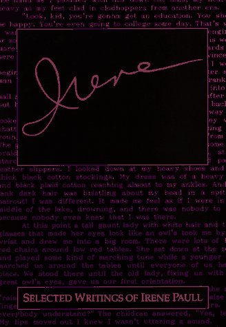 Irene: Selected Writings of Irene Paull book cover