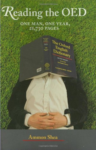 Reading the OED: One Man, One Year, 21,730 Pages book cover