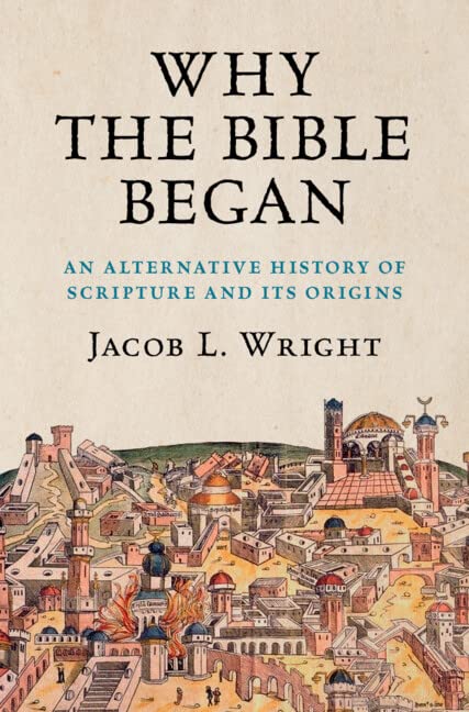 Why the Bible Began book cover