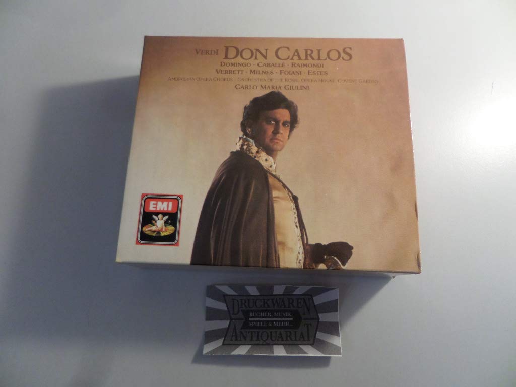 Verdi;Don Carlos book cover