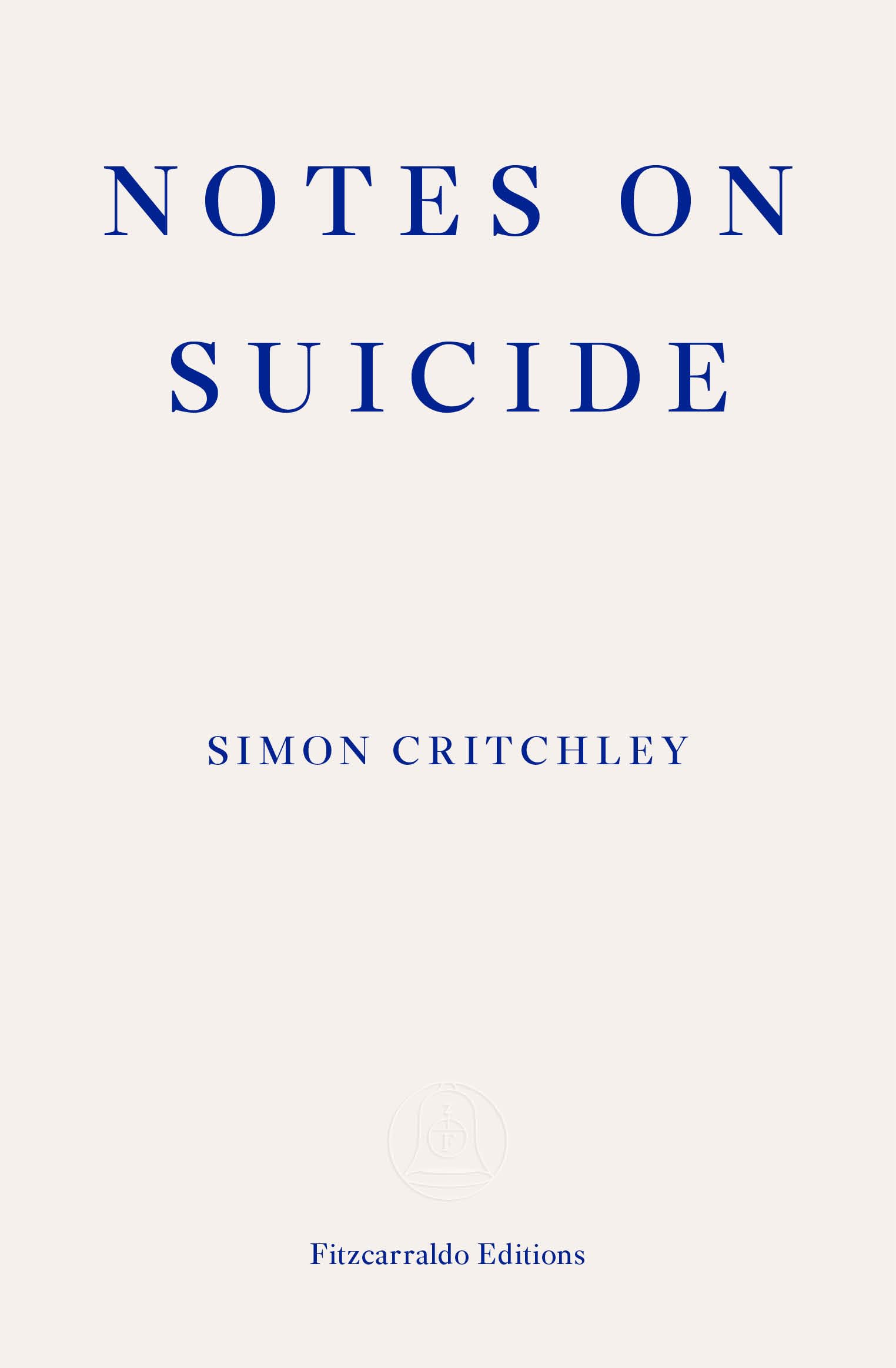 Notes on Suicide book cover