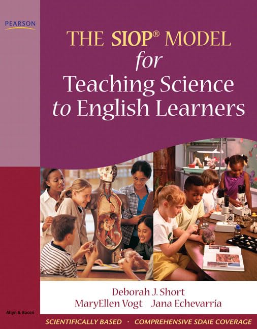SIOP Model for Teaching Science to English Learners book cover