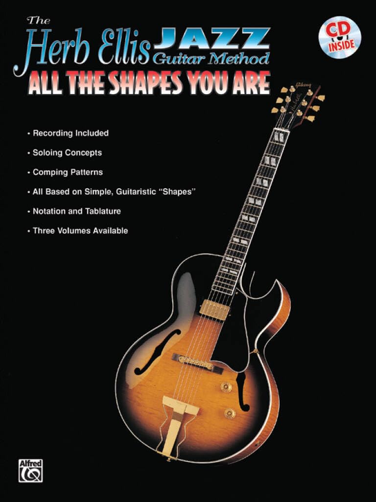 Herb Ellis Jazz Guitar Method: All the Shapes You Are book cover