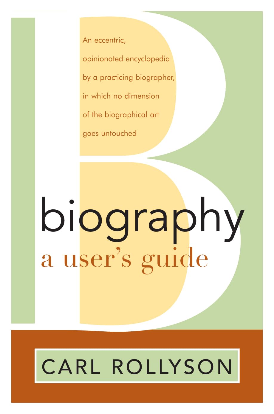 Biography: A User's Guide book cover