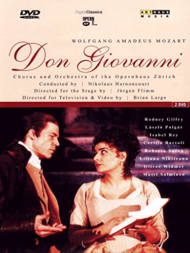 Mozart - Don Giovanni / Gilfry, Polgar, Bartoli, Rey, Nikiteanu, Salminen, Widmer, Harnoncourt, Zurich Opera