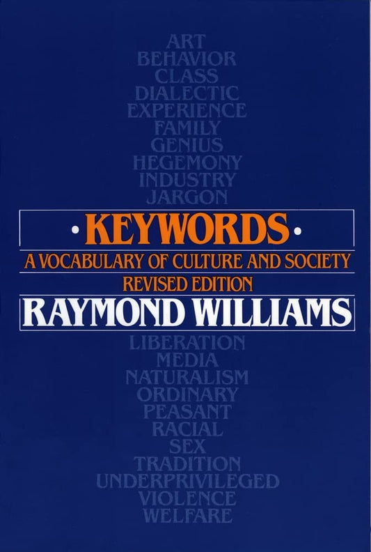 Keywords: A Vocabulary of Culture and Society (Revised) book cover