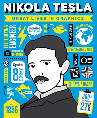 Great Lives in Graphics: Nikola Tesla book cover