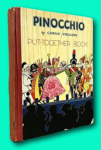 Rare Pinocchio Put-Together Book First Edition Samuel Gabriel Sons & Co. 1937 [Hardcover] Carlo Collodi